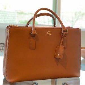 Tory Burch Robinson Double Zip Tote